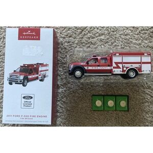 Hallmark Keepsake - 2011 Ford F-550 Fire Engine - 22nd - 2024 *NEW